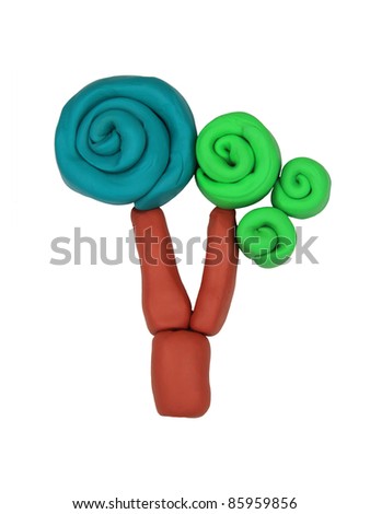 Plasticine Trees