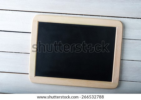 empty wood board on white wood background