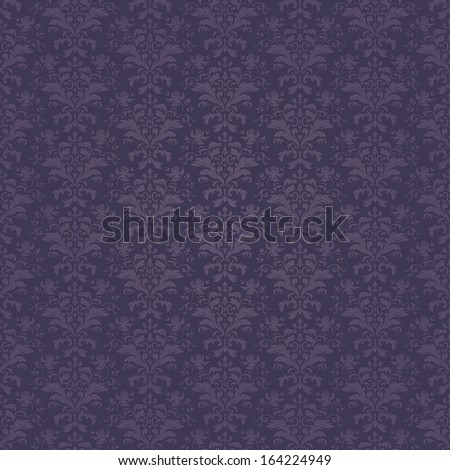 Vector seamless wallpaper pattern/Dark wallpaper pattern