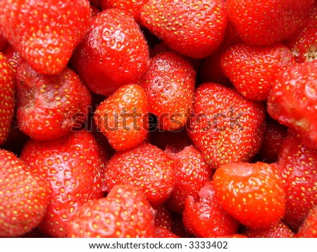Strawberry texture.