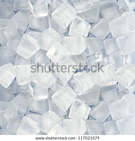 Background With Ice Cubes