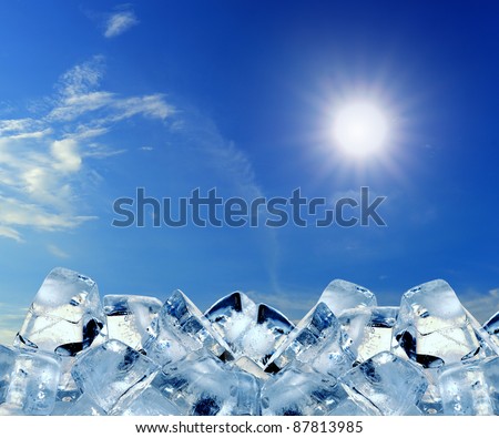 Ice Blue Sky