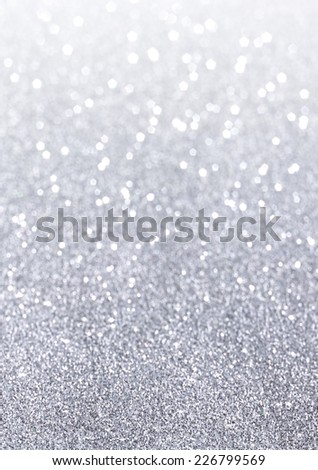 silver glitter background slipping in and out of focus