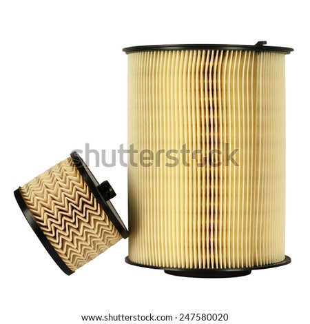 Fuel filter and air filter, designed to ensure proper use and operation of car engine