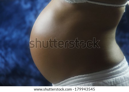 Beautiful pregnant belly, close up of a cute pregnant belly, pregnancy week