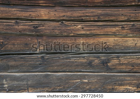 Wooden background texture taken straight from an old wooden cottage in the woods
