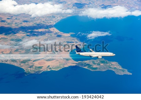 aircraft over the VAN Lake