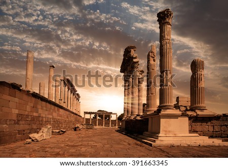 Akropolis antique city, Pergamon (Bergama) Turkey