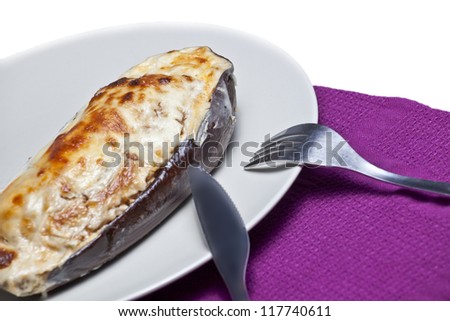 Stuffed eggplant