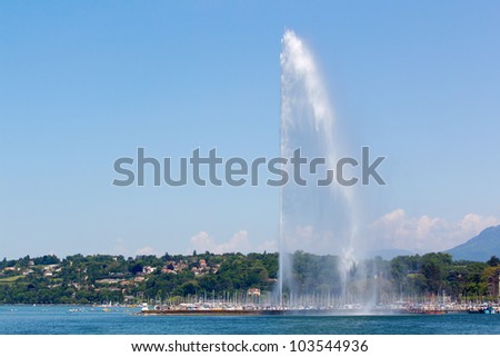 Geneva Switzerland Fountain