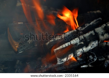 flame, fire, effect, campfire, black, motion, close-up, red, burning