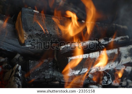flame, fire, effect, campfire, black, motion, close-up, red, burning
