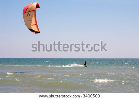 surfing, wind, roll, speed, sky, water
