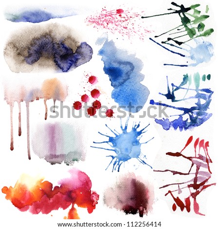 Watercolor unique set Watercolor unique set