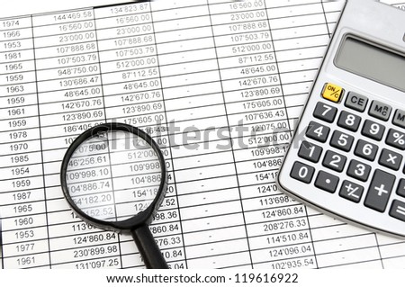 Magnifier, the calculator and documents.