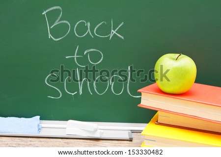 Back to school... The Apple on books against school board.