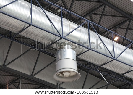 Air duct for extraction and air conditioning