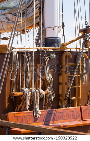 Old sail ship restored to navigation