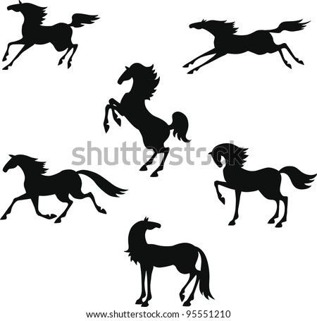 Horse Standing Silhouette