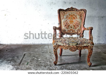 Vintage Chair contemporary style in vintage room