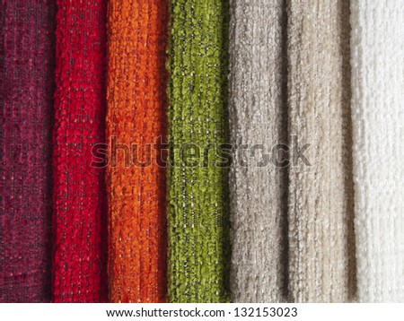 sample bookTexture pattern woven wool fibers