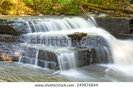 Joe Creek Falls in Sleeping Giant Provincial Park in Ontario