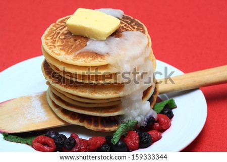Mixed berry Pancake