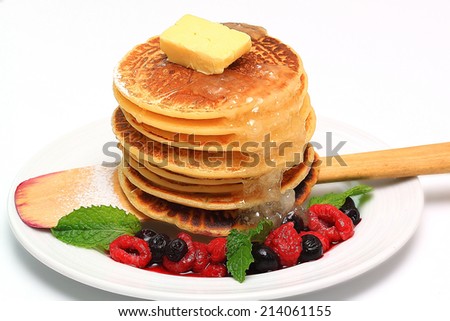 Mixed berry Pancake