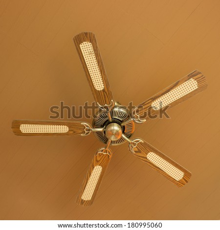 Ceiling fan motor, retro style