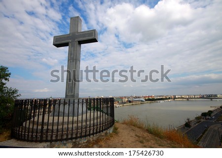 a cross on the hill