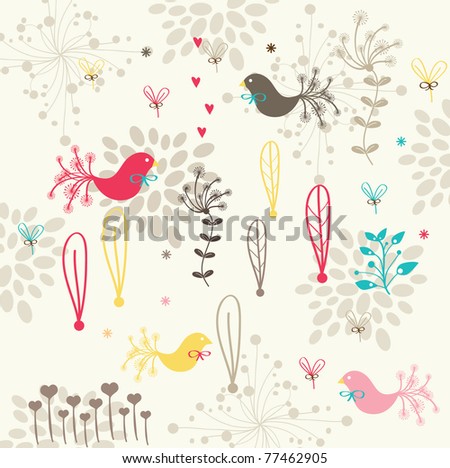 Fabric Birds Patterns