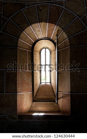 Stone Arched Window