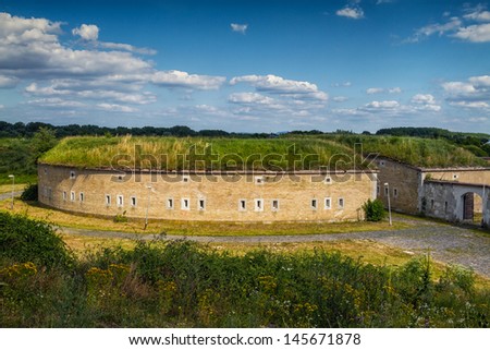 Fortification system of the bastion type,also called Palatine line in Slovakia city Komarno,with it is size and the degree of preservation it is unique in Europe,this is one of the section fortress.