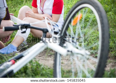 first aid in bicycle accident