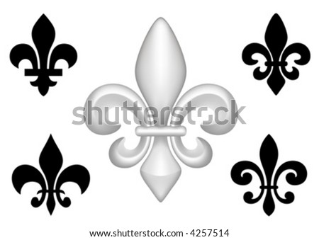 Fleur De Lys Stock Vector 4257514 : Shutterstock Fleur De Lys Stock Vector 4257514 : Shutterstock