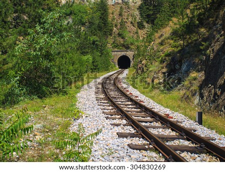 Sharganska Osmica - old narrow gauge railway in Mokra Gora, Serbia