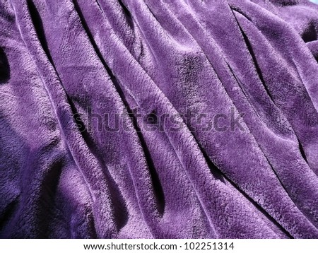 Elegant violet satin velvet fabric. For Christmas, bedroom, bed sheet, bed linens, bed cover, fashion, abstract, romantic textile background design. More of this motif and more textiles in my port.