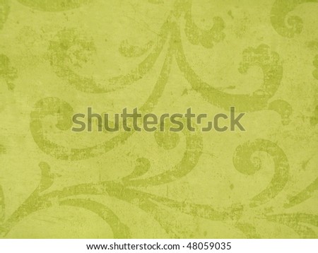 fresh green decor close up. Elegant ornamented texture. More of this motif and more textures & decors in my port.