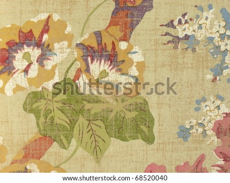oriental decorative floral background. More of this motif & more florals in my port.