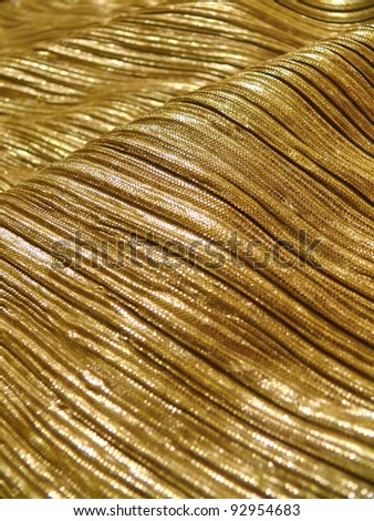 Golden, metallic, shining scarf or dress for disco, party or fashion design. More of this motif & more textiles in my port.