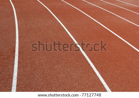 Athletics tracks around stadium