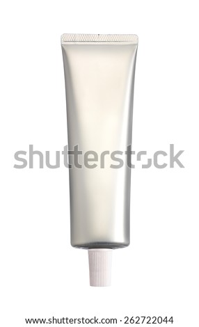 toothpaste isolated on a white background