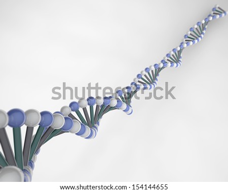 DNA helix. Helix structure of DNA