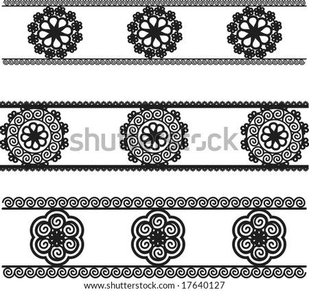 Lace Border Vector