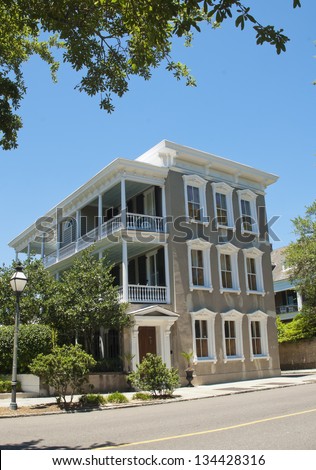 A Single House Architecture style dwelling unique to Charleston, South Carolina.