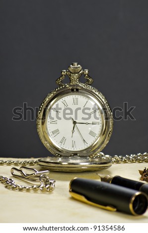 The old watch and the pen