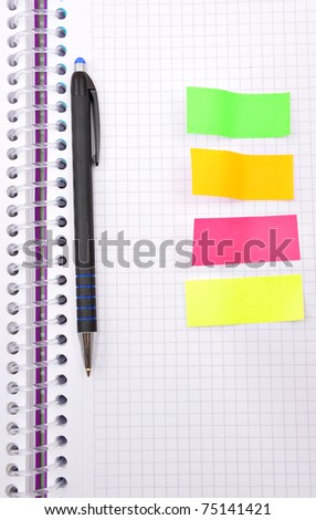 Sticker notes isolated