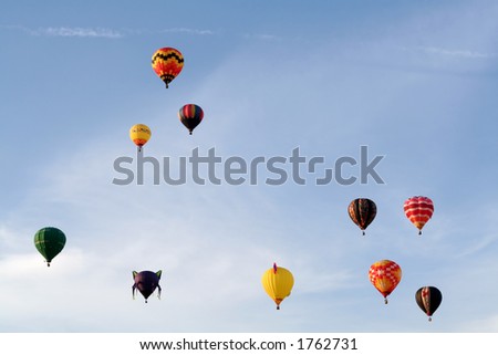 Air balloon show
