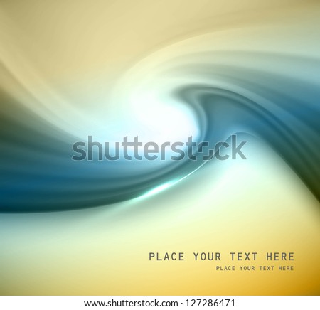 abstract business technology  swirl colorful blue circle wave vector