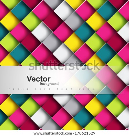 Beautiful Mosaic seamless colorful pattern texture background